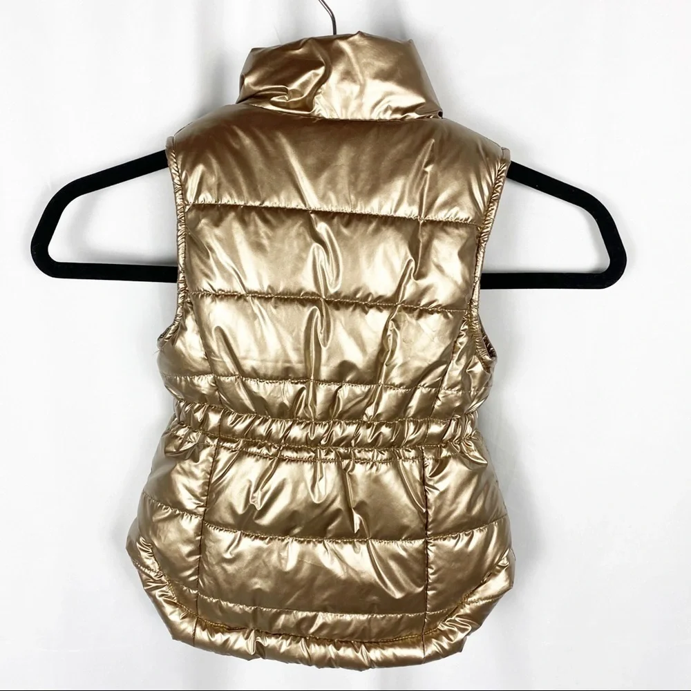 IMOGA Girls Gold Puffer Vest 4T